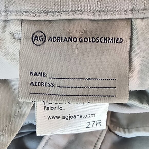 AG Adriano Goldschmied Womens 27 Pants The Tristan Tailored Trouser Gray Slim - Picture 7 of 10